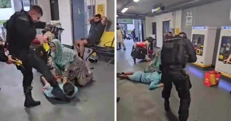 Videoja bën xhiron e rrjetit/ Polici rreh në mënyrë brutale një person