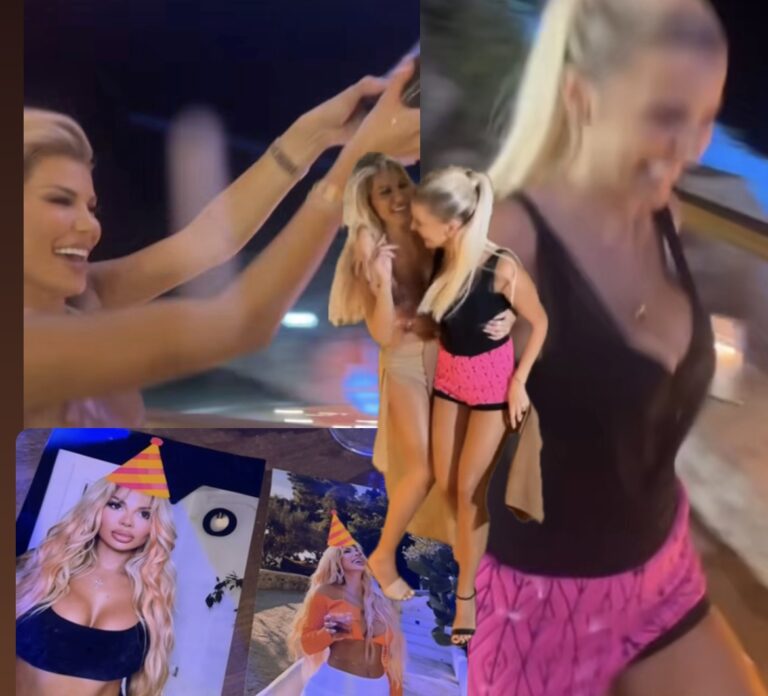 Nuk i ndahet këmba-këmbës Marinës/ Momentet nga festa e "çmendur" në ditëlindjen e Luana Vjollcës, shampanja derdhet si ujë