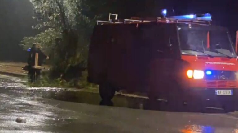 U paralajmërua se do ndodhte, nis stuhia e fortë në Vlorë, rrëzohen pemë, uji vërshon rrugëve