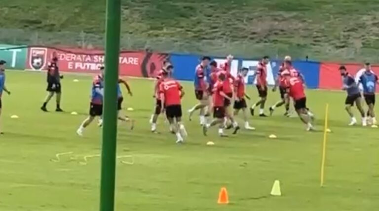 Kombëtarja mbyll përgatitjet në Tiranë, ja axhenda e Shqipërisë në prag të duelit me Çekinë