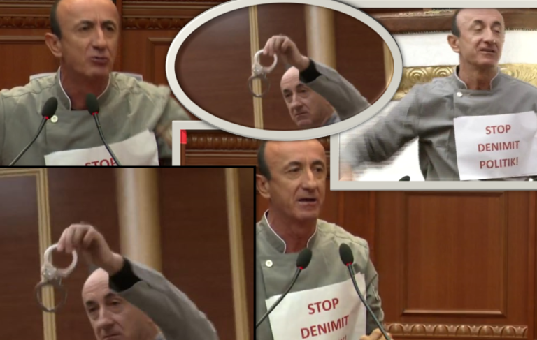 Seanca plenare nis me tensione/ Dashnor Sula tund prangat në Kuvend. Spiropali: E keni seriozisht...