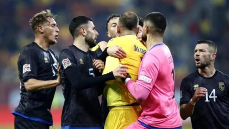 Lojtarët braktisën fushën/ UEFA merr vendimin për përballjen Kosovë-Rumani