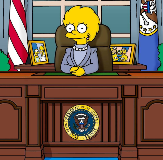 'The Simpsons' parashikuan 20 vjet më parë, rezultatin e zgjedhjeve të këtij viti në SHBA?