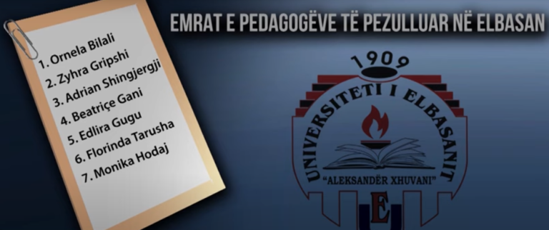 LAJM I FUNDIT/ Bien në pranga 6 pedagogë të "Aleksandër Xhuvani”, në kërkim një tjetër