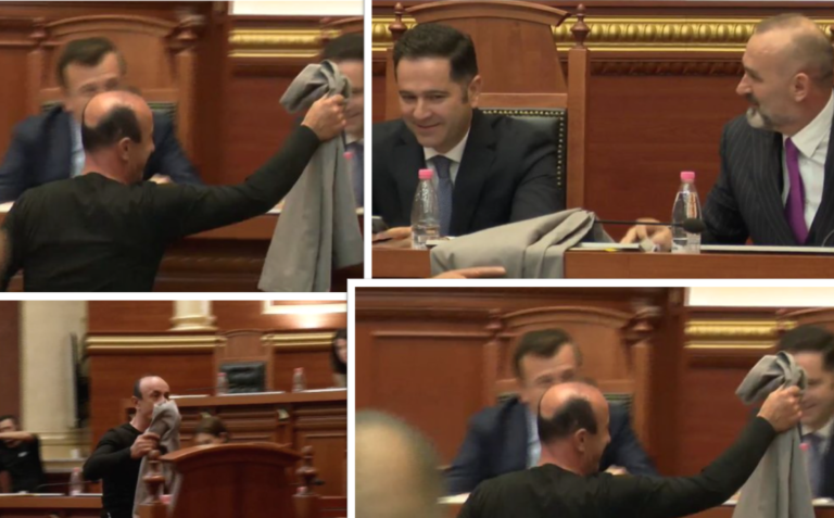 "Tender që të burgosurit të vishen me Hugo Boss!"/ Momenti kur deputeti Sula i çon veshjen Ulsi Manjës