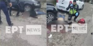 Vr*sja e 45-vjeçarit shqiptar në Athinë/ Pamjet nga vendi i ngjarjes, viktima i shtrirë në tokë