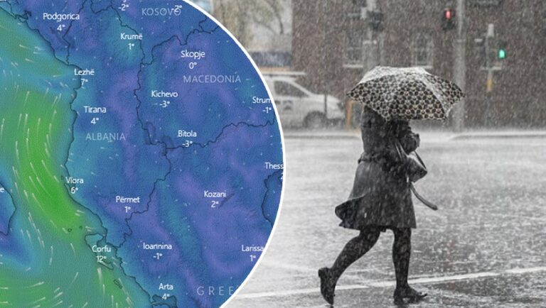 Vranësira dhe reshje shiu. Ja sa gradë do të shënojë termometri ditën e nesërme