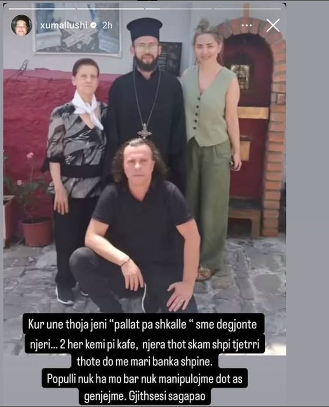 Fotoja e bujshme e Lartit dhe Rozanës, Xumi: S'hamë bar ne 