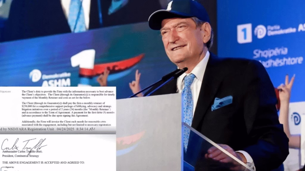 Kontrata e lobimit prej 6 milionë dollarësh. Njeriu garant i PD: Nuk flas dot