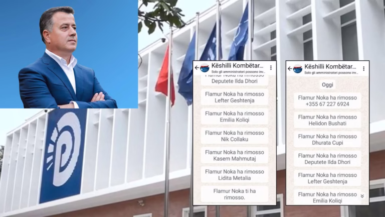 Flamur Noka spastron Këshillin Kombëtar të PD-së, largon ish-deputetët nga grupi i WhatsApp