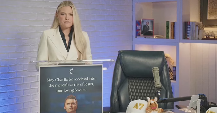 Pranë karriges bosh, e veja e Charlie Kirk trondit me mesazhin: Nuk e dini çfarë zjarri keni ndezur