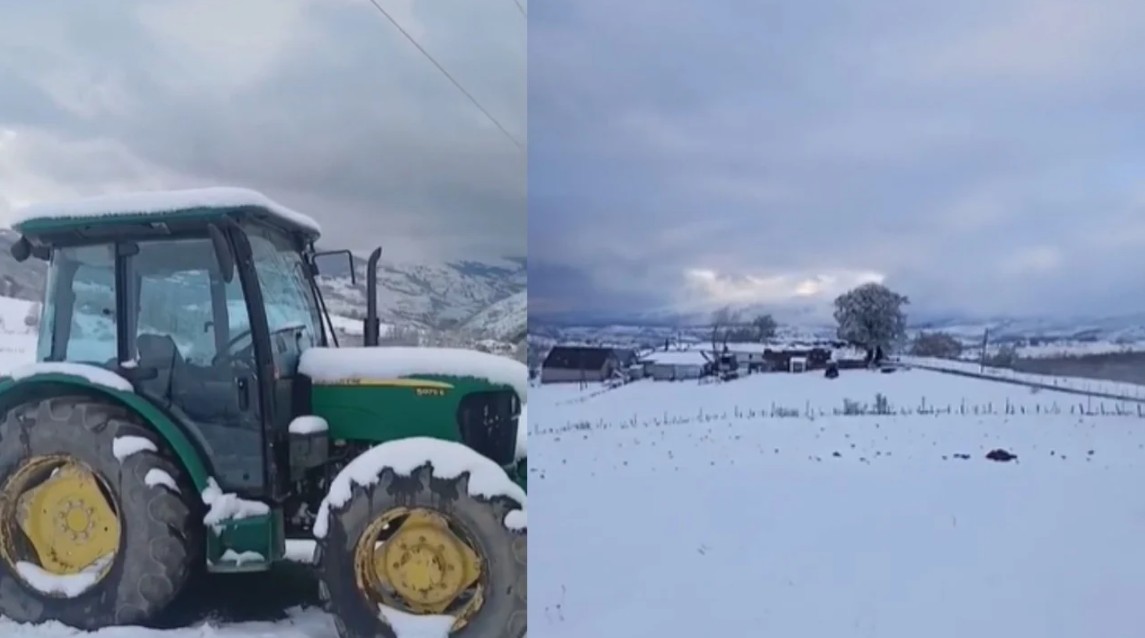 Pranverë me dëborë në Kukës, zbardhen zonat malore, pa probleme në qarkullim